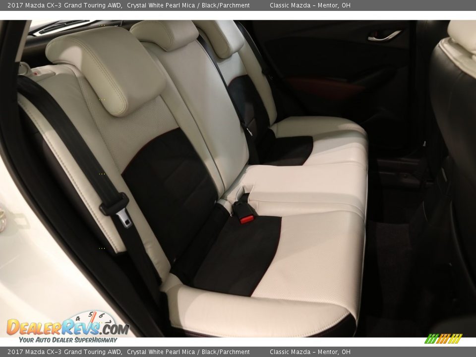 2017 Mazda CX-3 Grand Touring AWD Crystal White Pearl Mica / Black/Parchment Photo #17