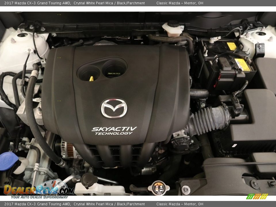 2017 Mazda CX-3 Grand Touring AWD Crystal White Pearl Mica / Black/Parchment Photo #20