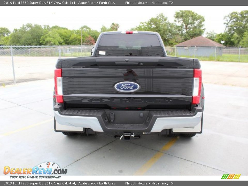2019 Ford F350 Super Duty STX Crew Cab 4x4 Agate Black / Earth Gray Photo #8
