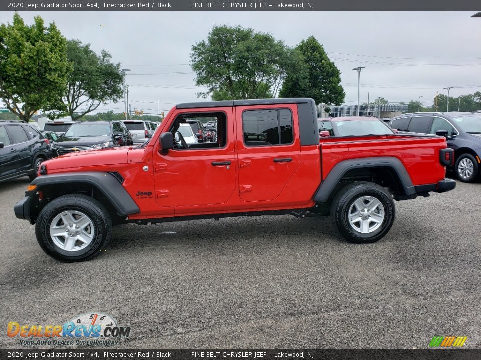 2020 Jeep Gladiator Sport 4x4 Firecracker Red / Black Photo #3