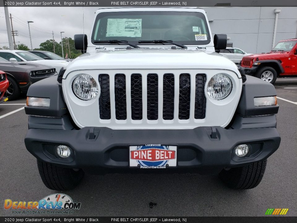 2020 Jeep Gladiator Sport 4x4 Bright White / Black Photo #2