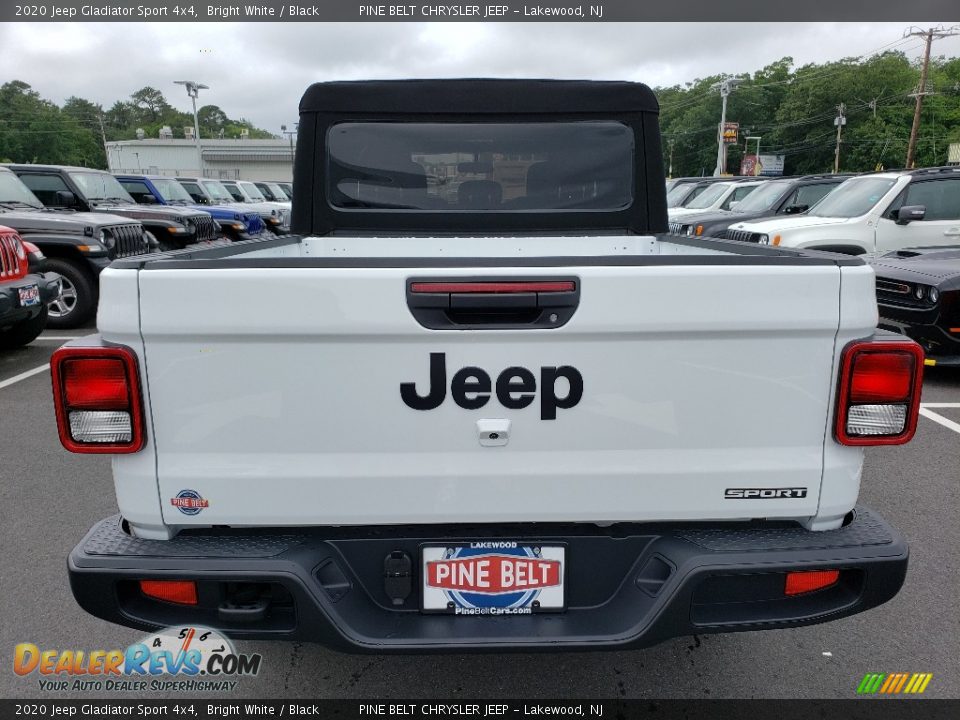 2020 Jeep Gladiator Sport 4x4 Bright White / Black Photo #5