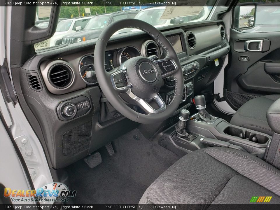 2020 Jeep Gladiator Sport 4x4 Bright White / Black Photo #7