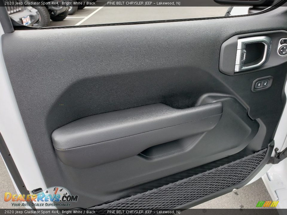 2020 Jeep Gladiator Sport 4x4 Bright White / Black Photo #8