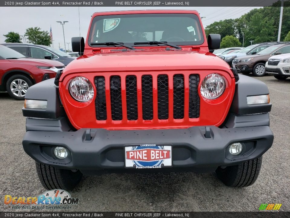 2020 Jeep Gladiator Sport 4x4 Firecracker Red / Black Photo #2