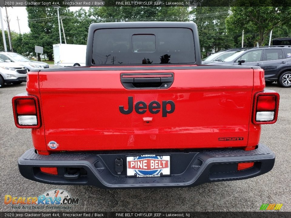 2020 Jeep Gladiator Sport 4x4 Firecracker Red / Black Photo #5