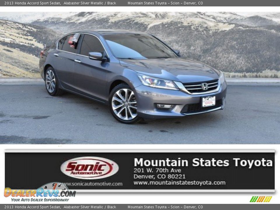 2013 Honda Accord Sport Sedan Alabaster Silver Metallic / Black Photo #1