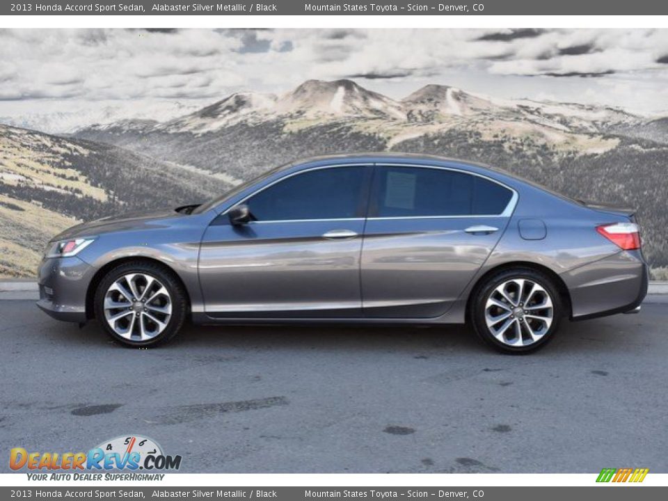 2013 Honda Accord Sport Sedan Alabaster Silver Metallic / Black Photo #6