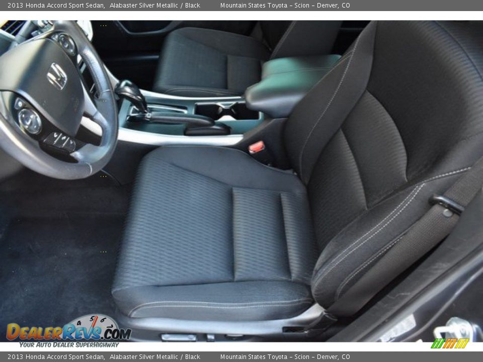 2013 Honda Accord Sport Sedan Alabaster Silver Metallic / Black Photo #11