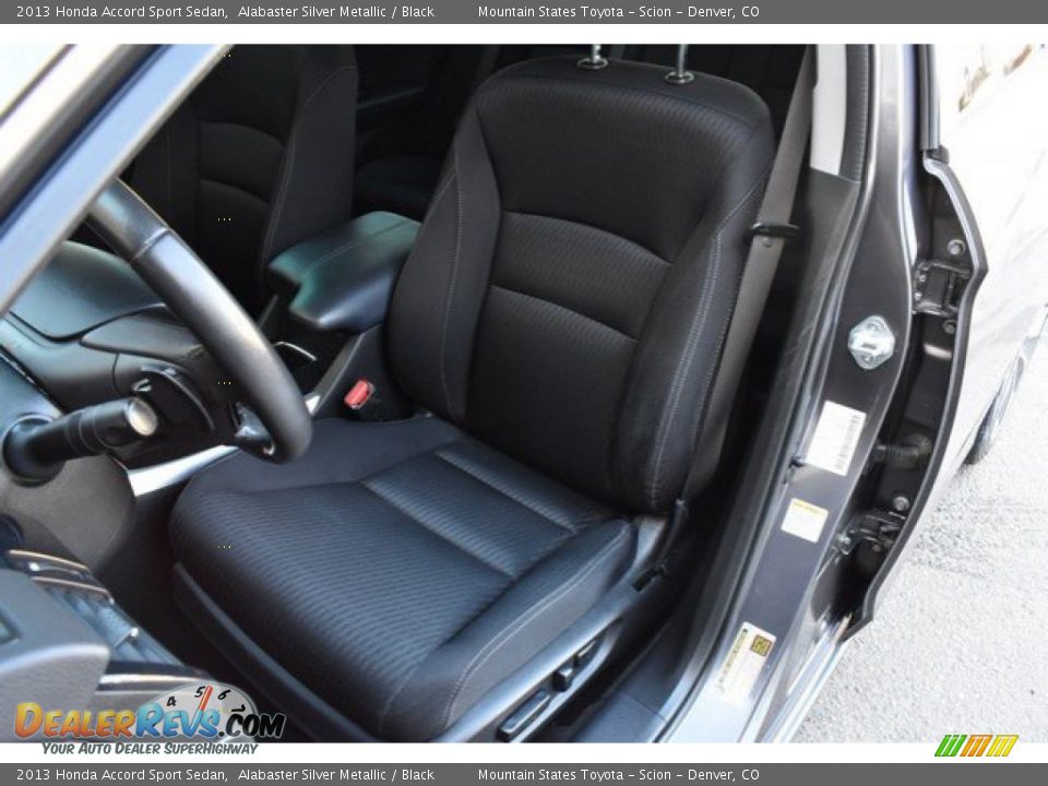 2013 Honda Accord Sport Sedan Alabaster Silver Metallic / Black Photo #12