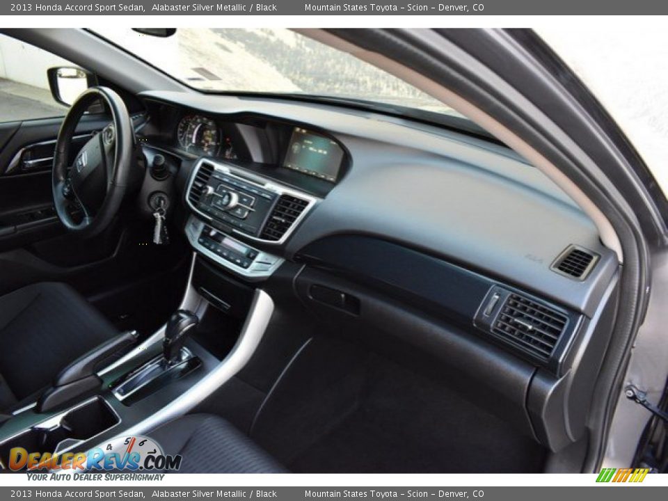 2013 Honda Accord Sport Sedan Alabaster Silver Metallic / Black Photo #16