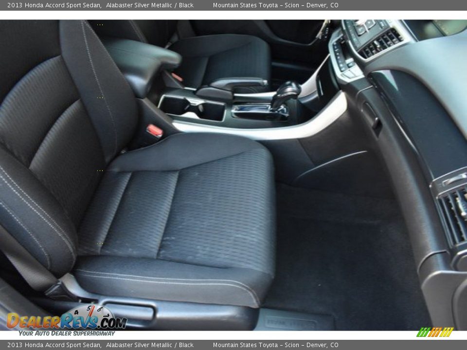 2013 Honda Accord Sport Sedan Alabaster Silver Metallic / Black Photo #17