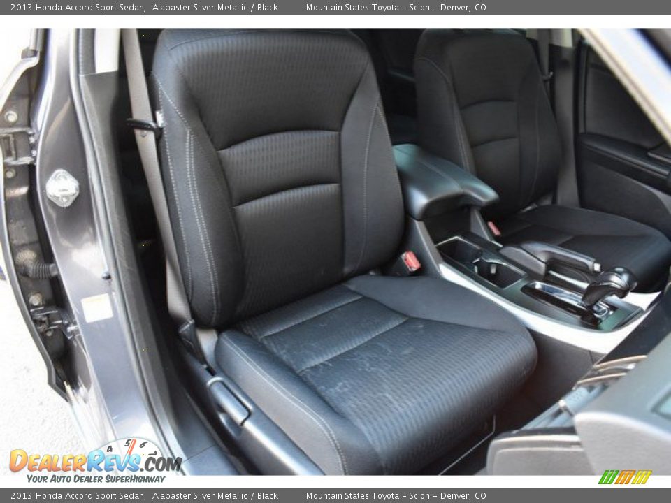 2013 Honda Accord Sport Sedan Alabaster Silver Metallic / Black Photo #18