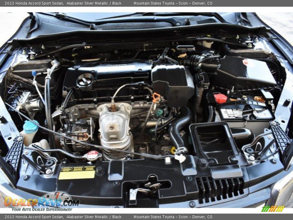 2013 Honda Accord Sport Sedan Alabaster Silver Metallic / Black Photo #27