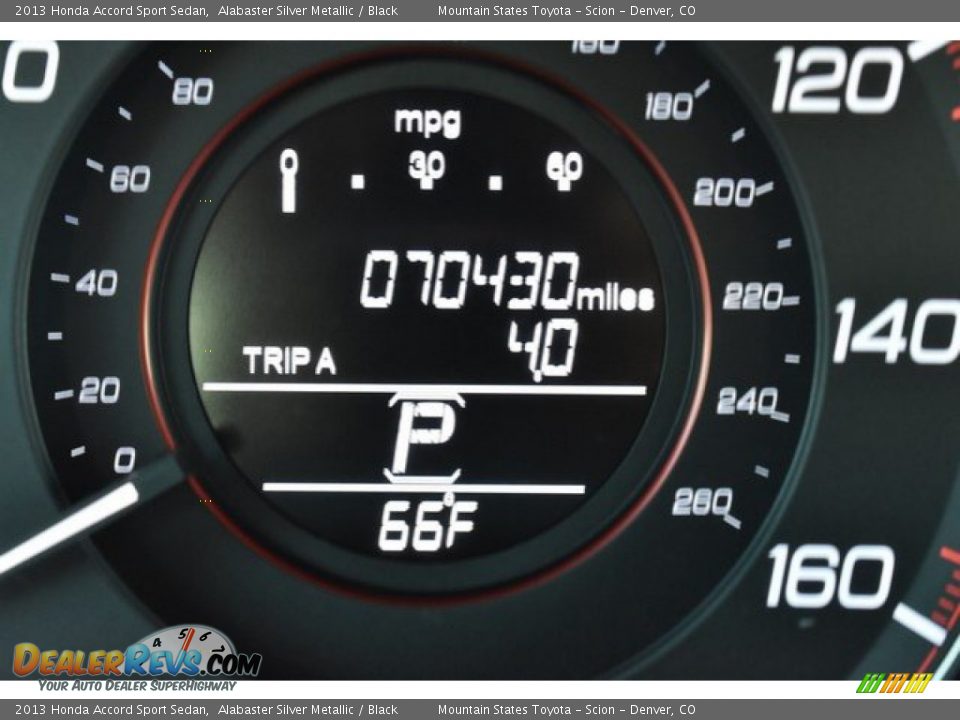 2013 Honda Accord Sport Sedan Alabaster Silver Metallic / Black Photo #29