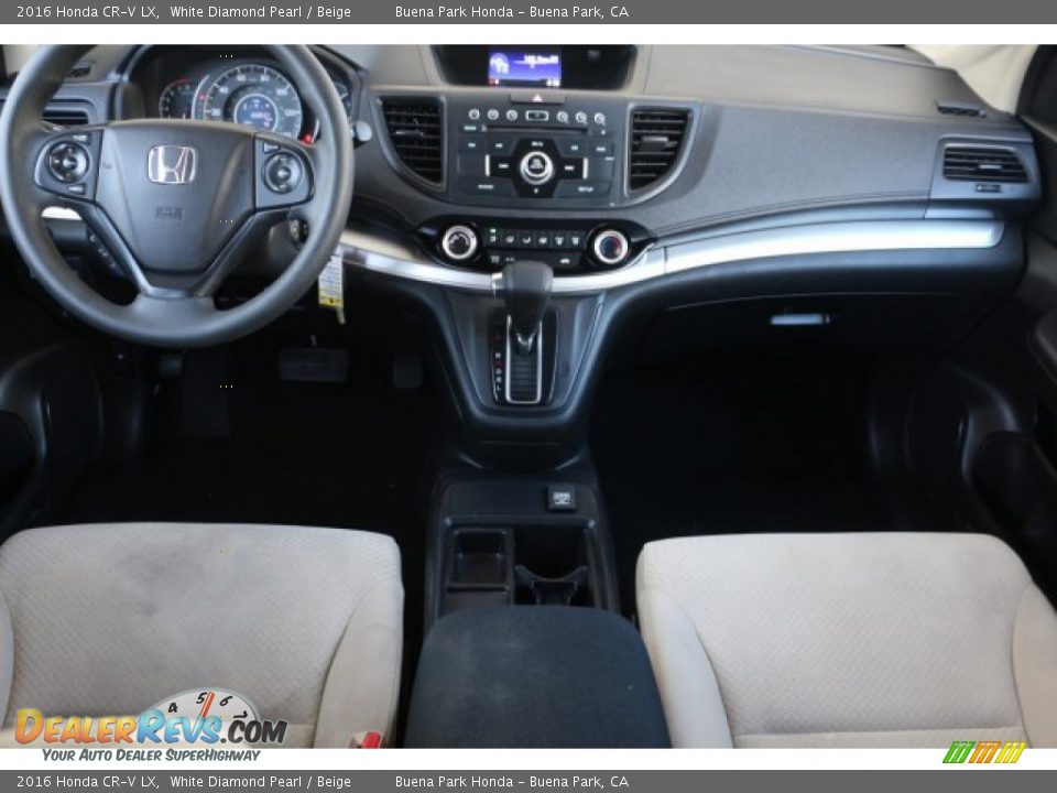 2016 Honda CR-V LX White Diamond Pearl / Beige Photo #16