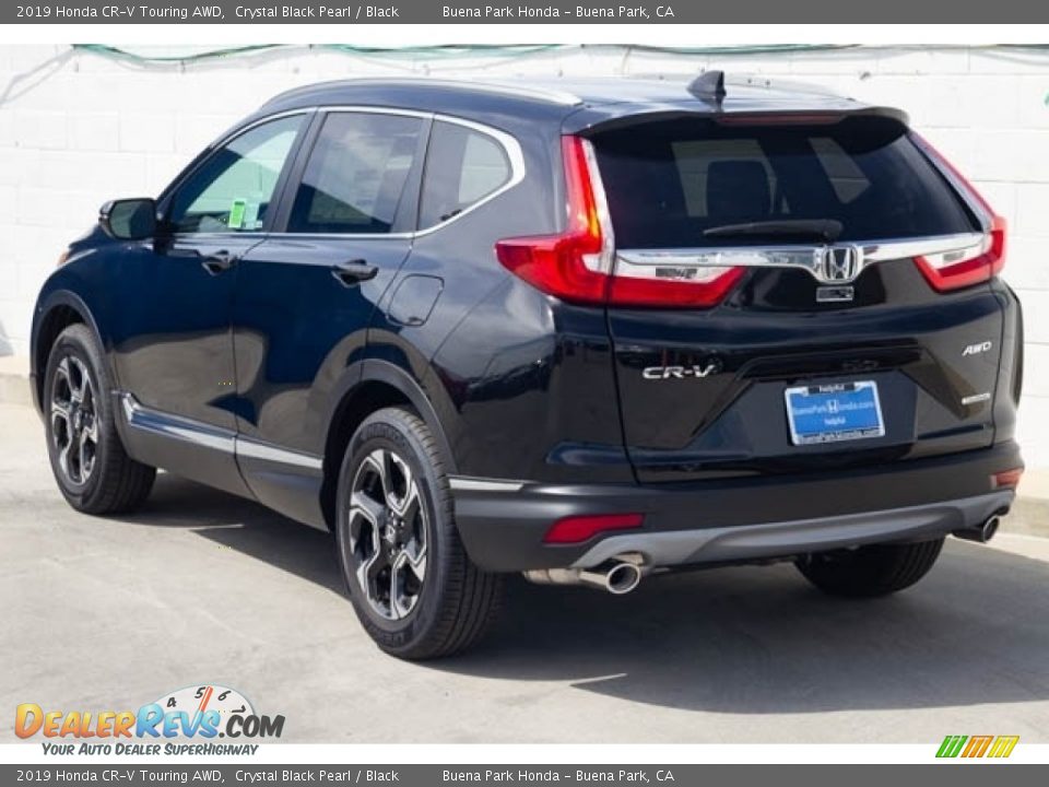 2019 Honda CR-V Touring AWD Crystal Black Pearl / Black Photo #2