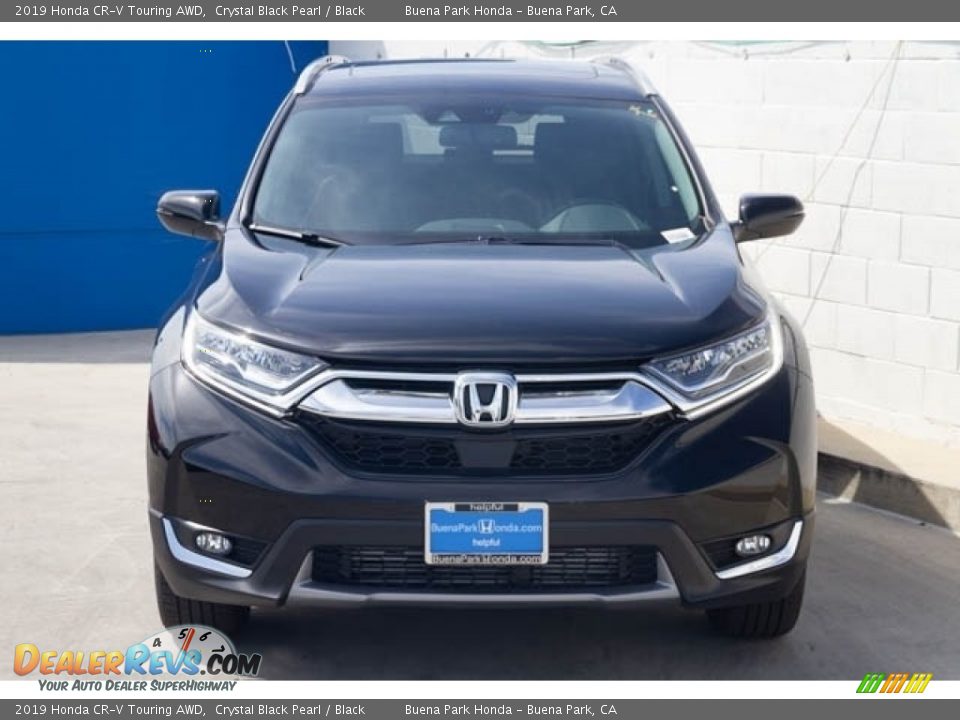2019 Honda CR-V Touring AWD Crystal Black Pearl / Black Photo #3