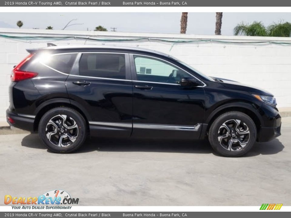 2019 Honda CR-V Touring AWD Crystal Black Pearl / Black Photo #6