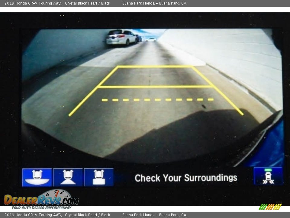 2019 Honda CR-V Touring AWD Crystal Black Pearl / Black Photo #12