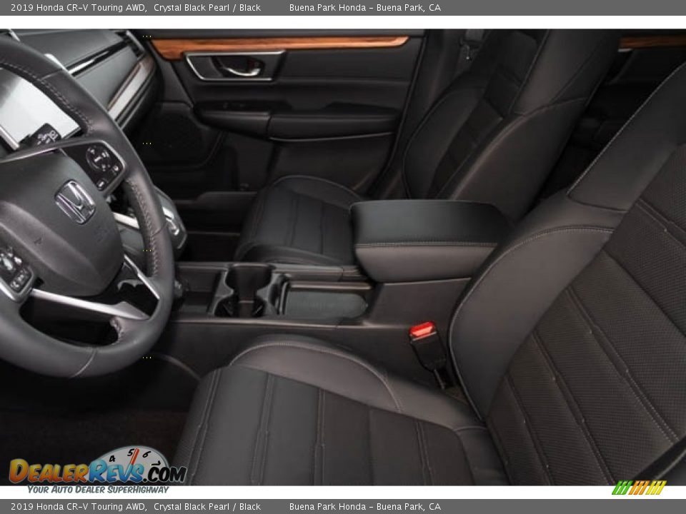 2019 Honda CR-V Touring AWD Crystal Black Pearl / Black Photo #13