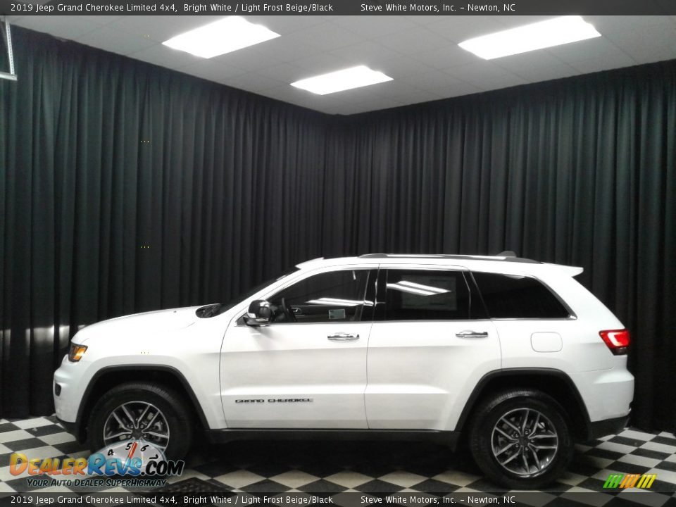 2019 Jeep Grand Cherokee Limited 4x4 Bright White / Light Frost Beige/Black Photo #1