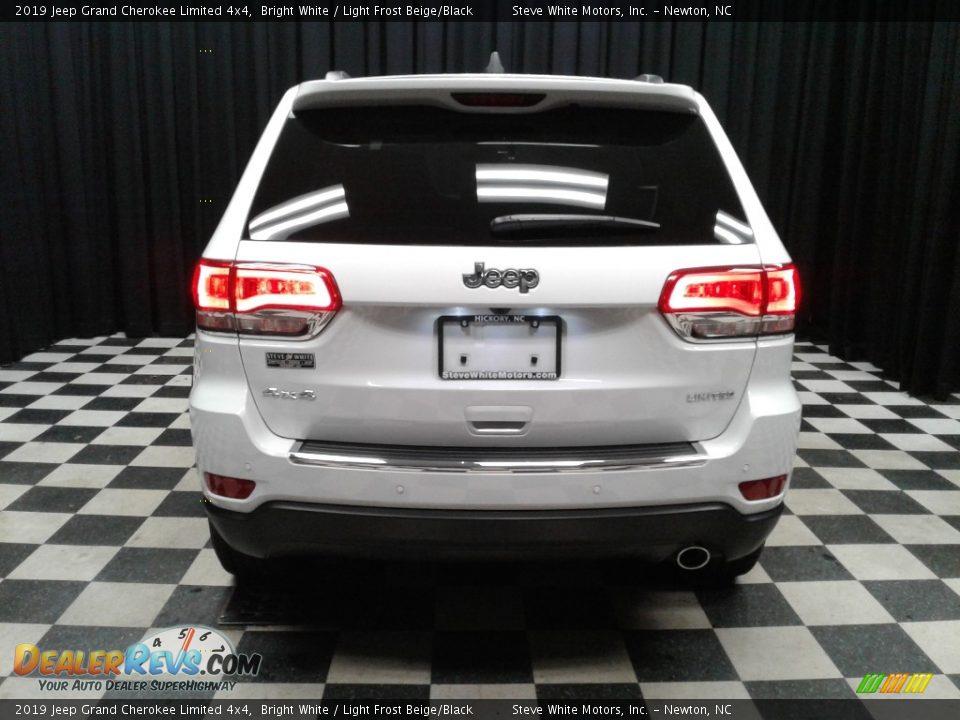 2019 Jeep Grand Cherokee Limited 4x4 Bright White / Light Frost Beige/Black Photo #7