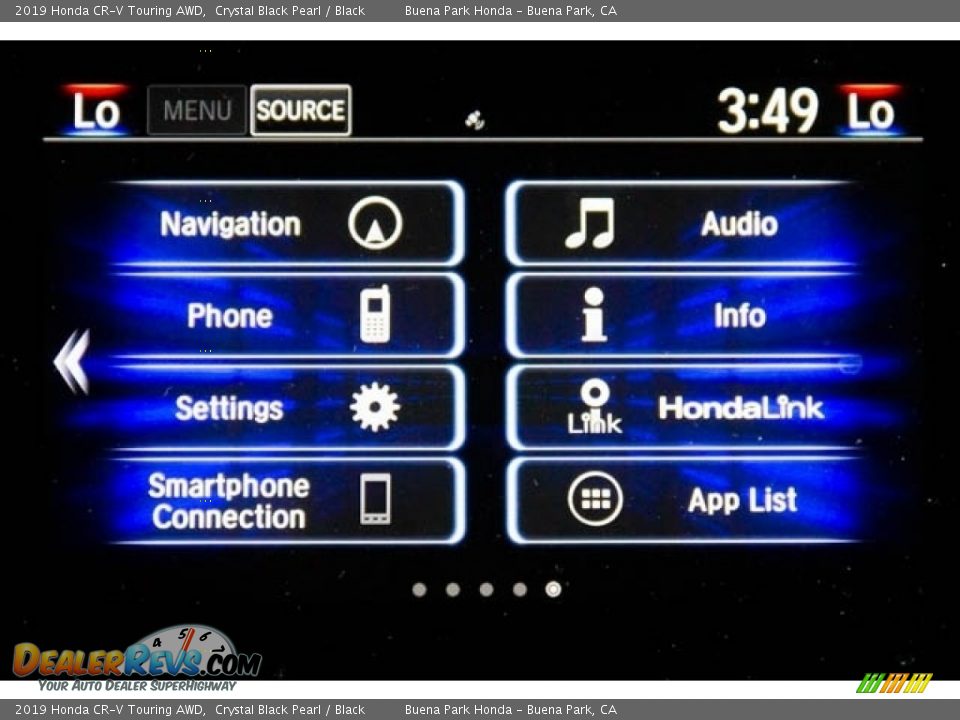 2019 Honda CR-V Touring AWD Crystal Black Pearl / Black Photo #30