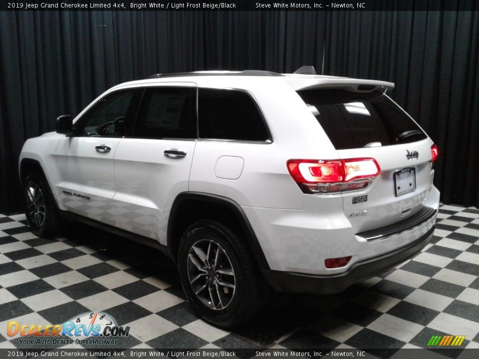 2019 Jeep Grand Cherokee Limited 4x4 Bright White / Light Frost Beige/Black Photo #8