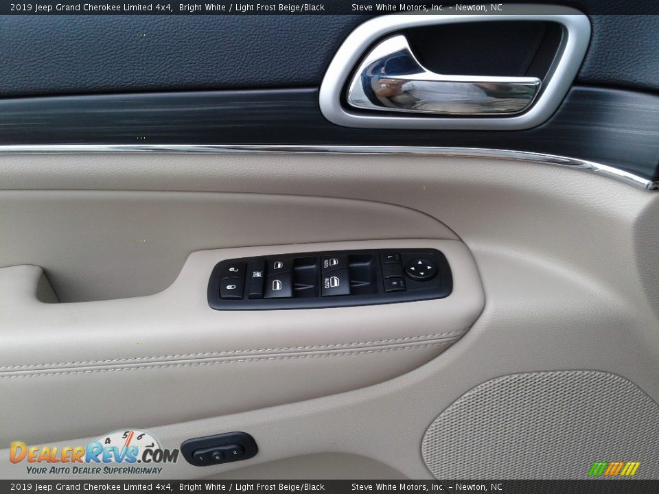 2019 Jeep Grand Cherokee Limited 4x4 Bright White / Light Frost Beige/Black Photo #9