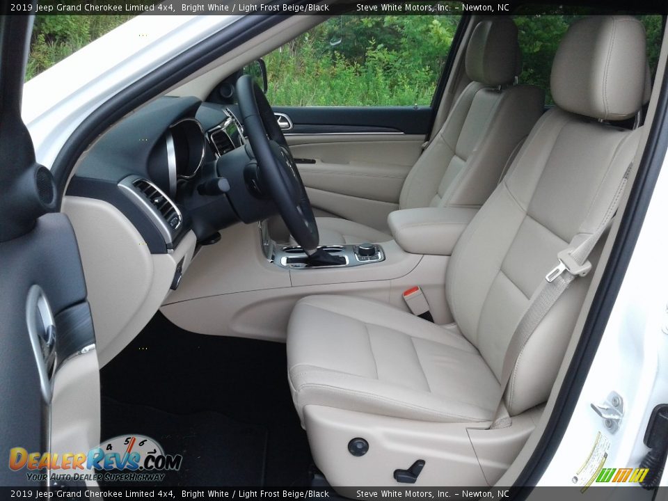 2019 Jeep Grand Cherokee Limited 4x4 Bright White / Light Frost Beige/Black Photo #10