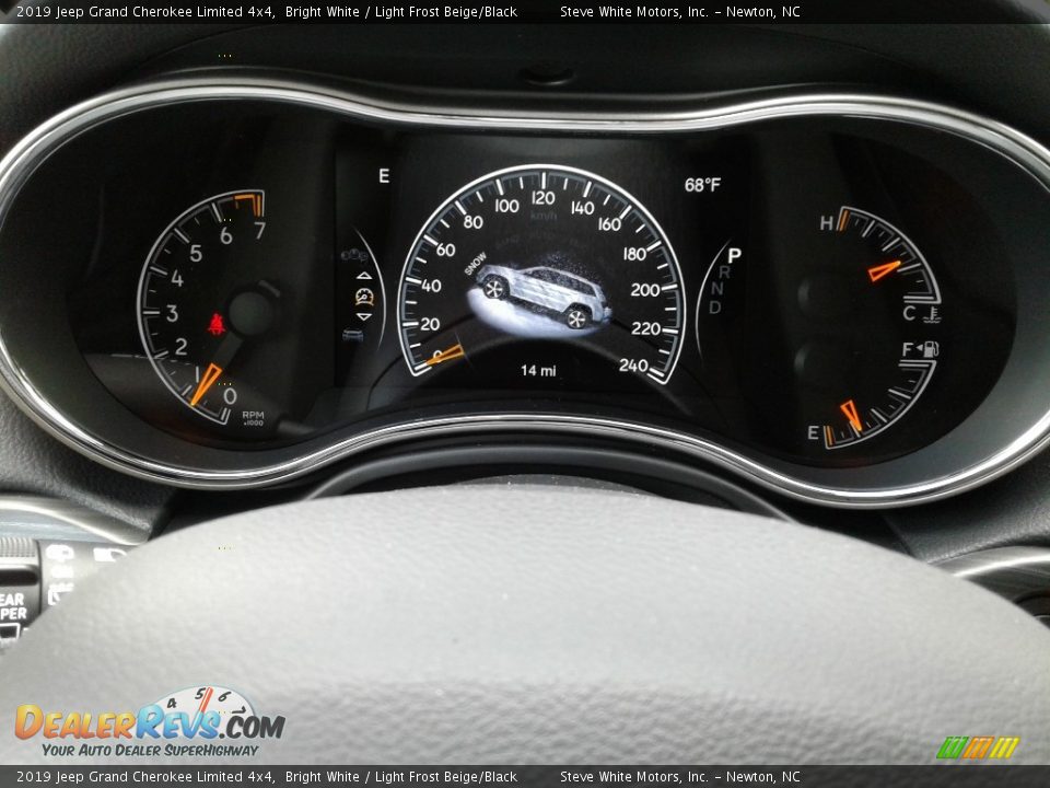 2019 Jeep Grand Cherokee Limited 4x4 Bright White / Light Frost Beige/Black Photo #21