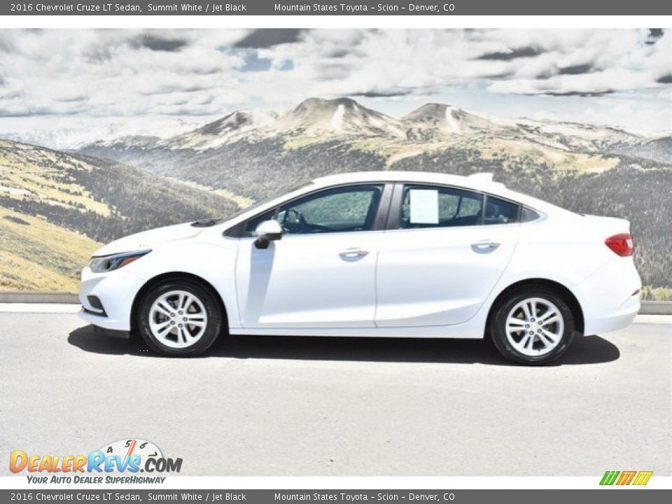 2016 Chevrolet Cruze LT Sedan Summit White / Jet Black Photo #6