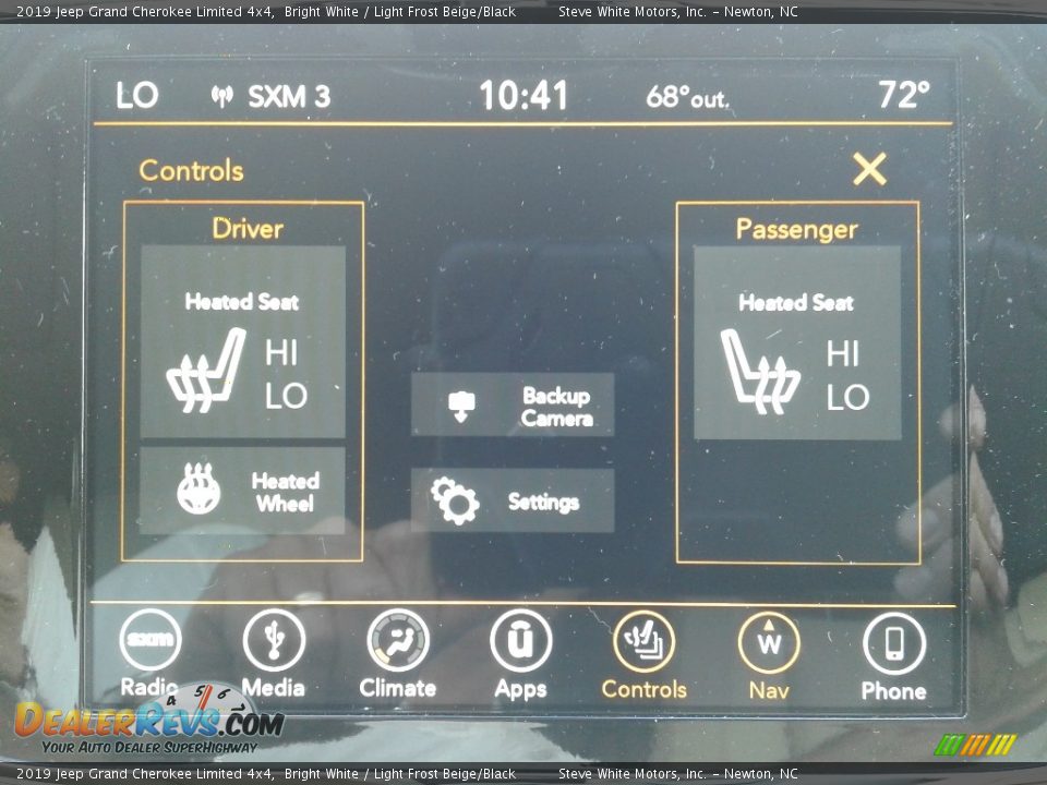 2019 Jeep Grand Cherokee Limited 4x4 Bright White / Light Frost Beige/Black Photo #27