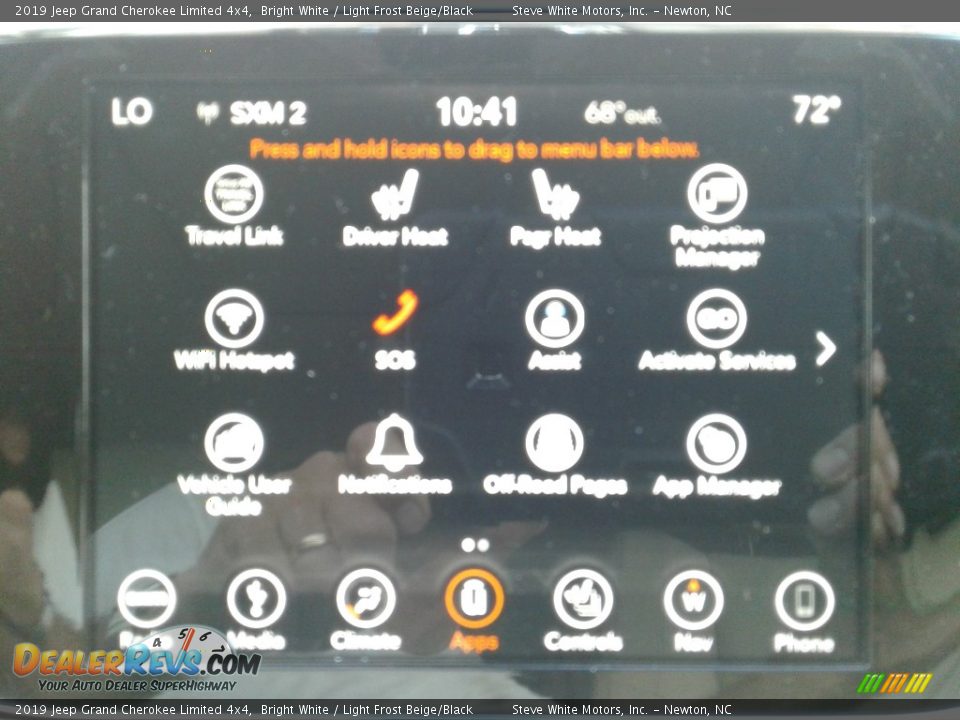 2019 Jeep Grand Cherokee Limited 4x4 Bright White / Light Frost Beige/Black Photo #28