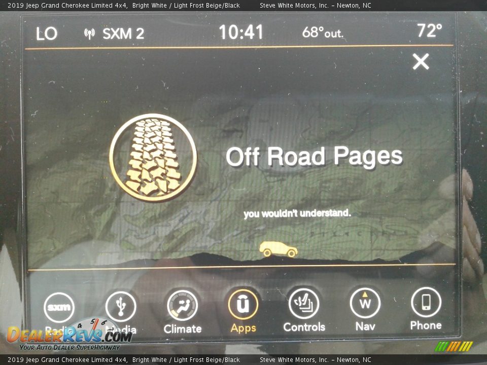 2019 Jeep Grand Cherokee Limited 4x4 Bright White / Light Frost Beige/Black Photo #30