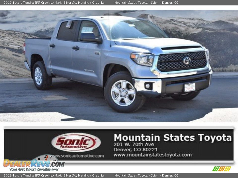 2019 Toyota Tundra SR5 CrewMax 4x4 Silver Sky Metallic / Graphite Photo #1
