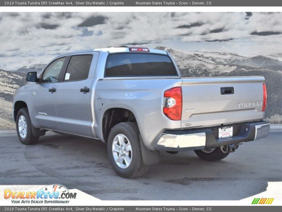 2019 Toyota Tundra SR5 CrewMax 4x4 Silver Sky Metallic / Graphite Photo #3