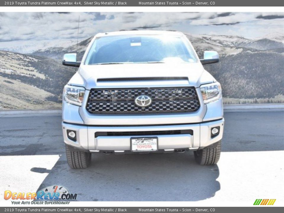 2019 Toyota Tundra Platinum CrewMax 4x4 Silver Sky Metallic / Black Photo #2