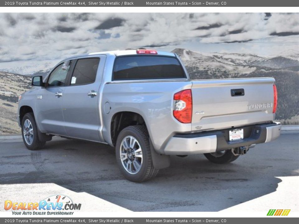 2019 Toyota Tundra Platinum CrewMax 4x4 Silver Sky Metallic / Black Photo #3