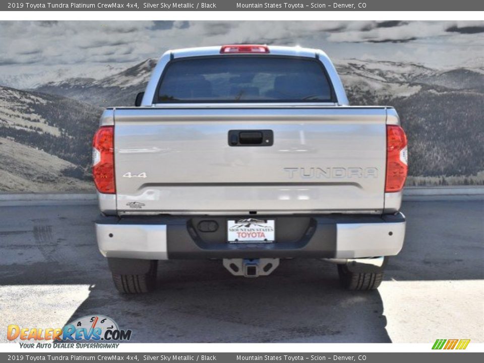 2019 Toyota Tundra Platinum CrewMax 4x4 Silver Sky Metallic / Black Photo #4