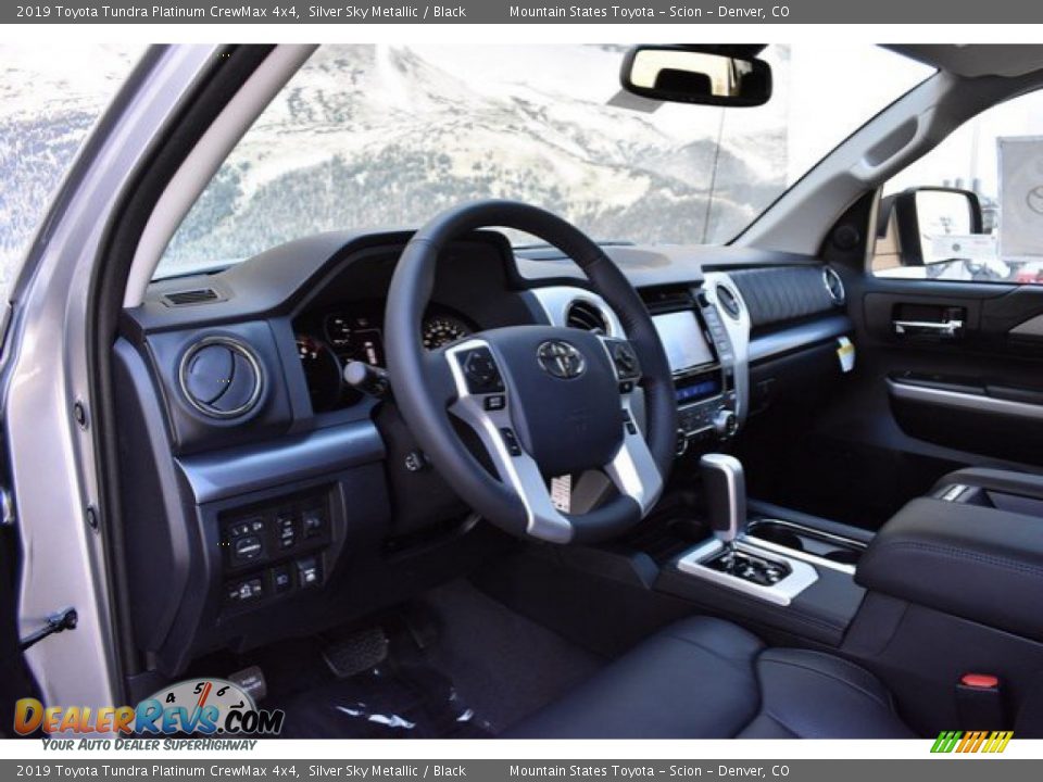 2019 Toyota Tundra Platinum CrewMax 4x4 Silver Sky Metallic / Black Photo #5