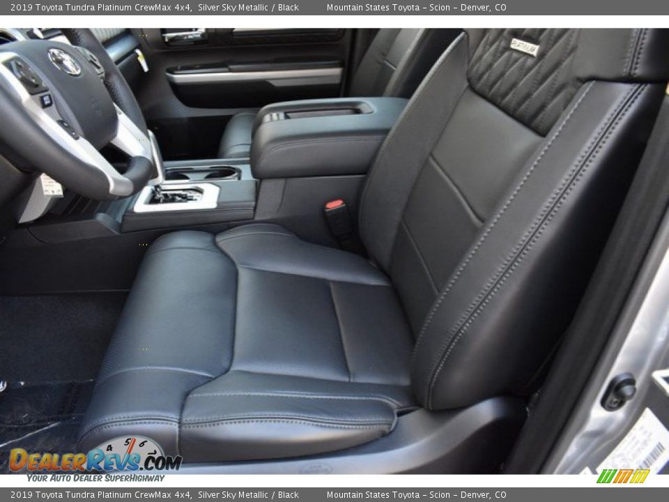 2019 Toyota Tundra Platinum CrewMax 4x4 Silver Sky Metallic / Black Photo #6