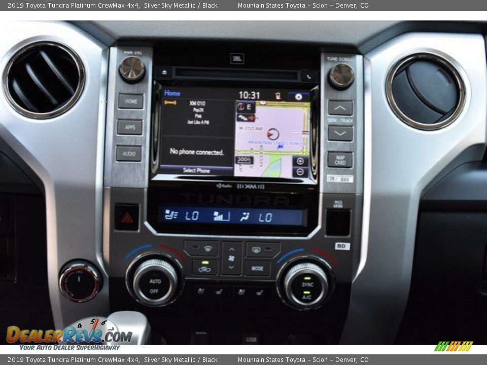 2019 Toyota Tundra Platinum CrewMax 4x4 Silver Sky Metallic / Black Photo #9
