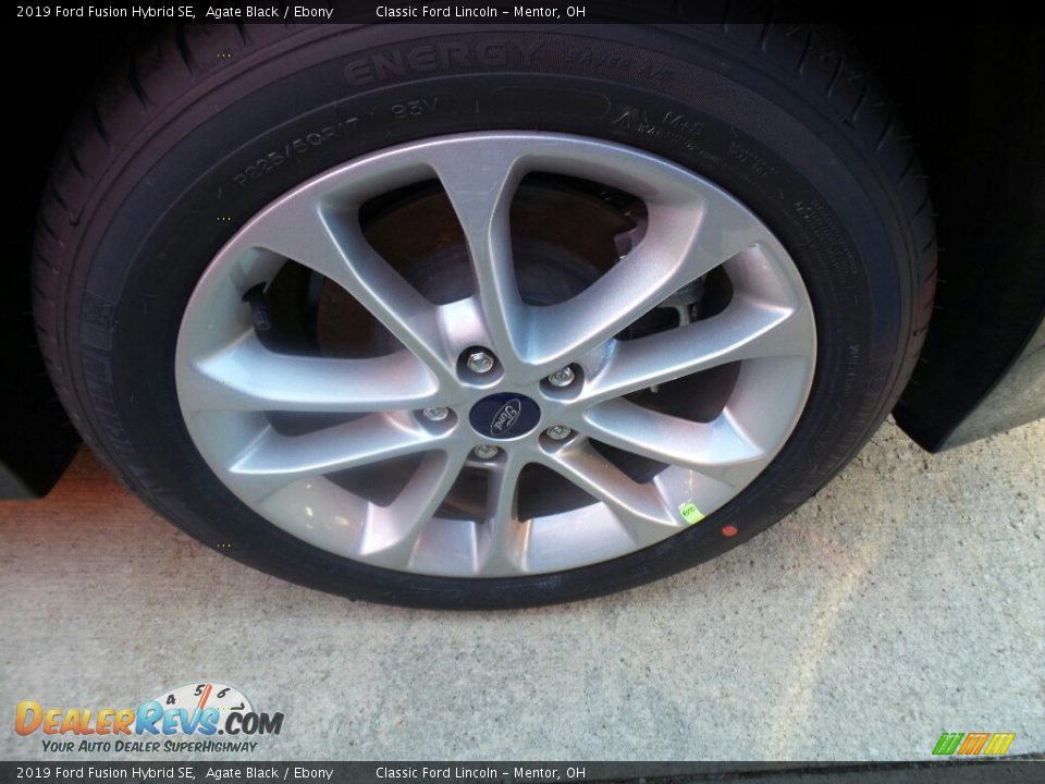 2019 Ford Fusion Hybrid SE Agate Black / Ebony Photo #3