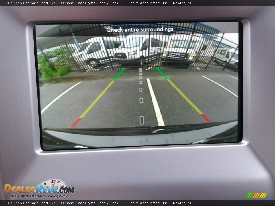 2019 Jeep Compass Sport 4x4 Diamond Black Crystal Pearl / Black Photo #22