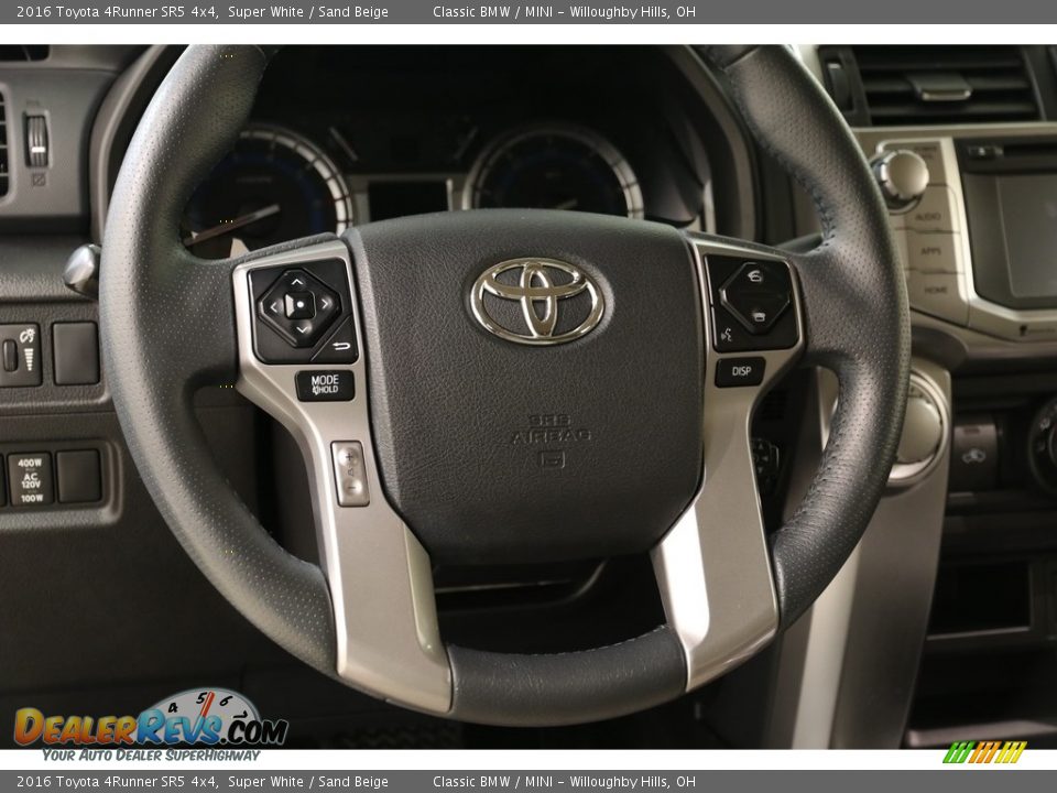 2016 Toyota 4Runner SR5 4x4 Super White / Sand Beige Photo #7