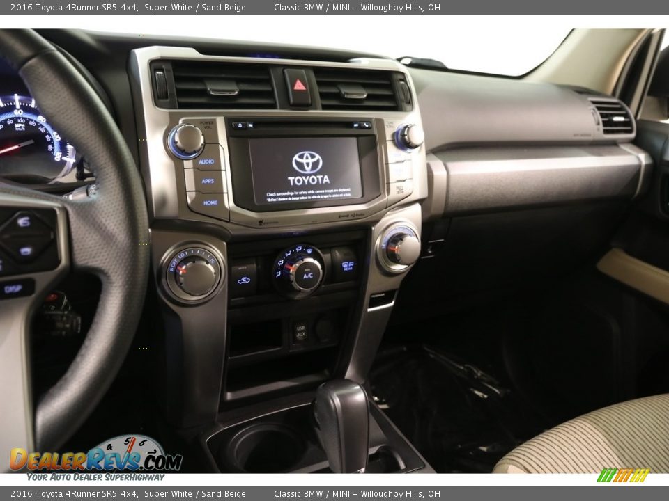 2016 Toyota 4Runner SR5 4x4 Super White / Sand Beige Photo #9