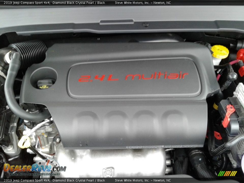 2019 Jeep Compass Sport 4x4 Diamond Black Crystal Pearl / Black Photo #32
