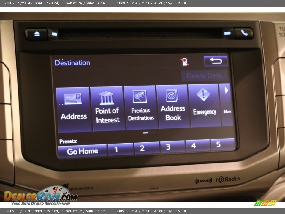 2016 Toyota 4Runner SR5 4x4 Super White / Sand Beige Photo #12